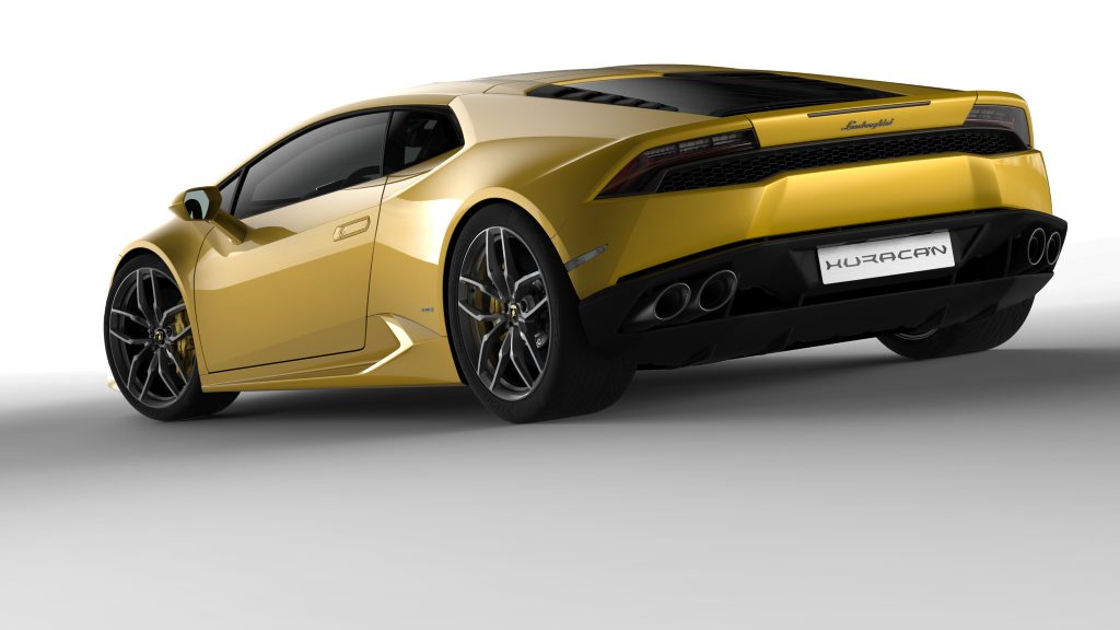 The Lamborghini Huracan. The Lamborghini Huracan.